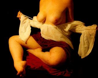 Female Nude Renassaince Baroque Art Photo Caravaggio By Tree Art
