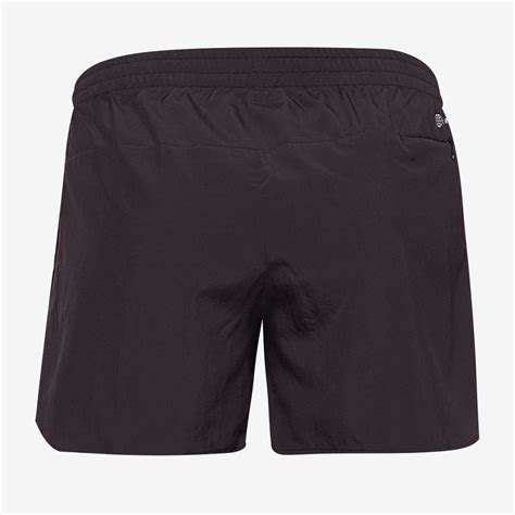 Adidas Own The Run Split Short Black Reflective Silver Mens Clothing