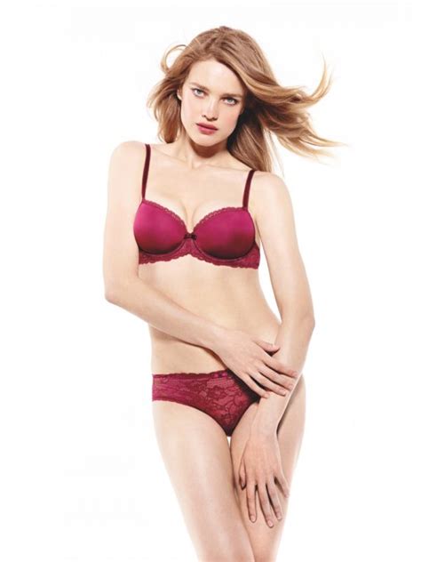 Natalia Vodianova In Etam Lingerie Fall Winter Campaign