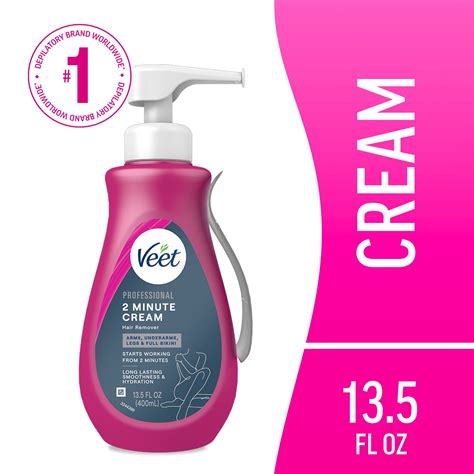 Veet Professional Minute Hair Removal Cream For Women Sensitive Skin Bikini Area Fl Oz