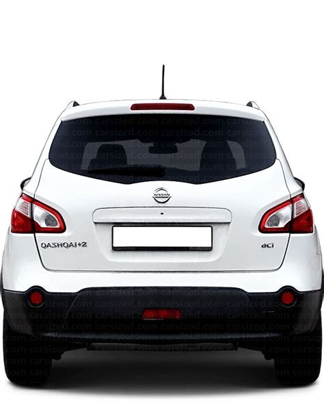 Nissan Qashqai Dimensions Rear View