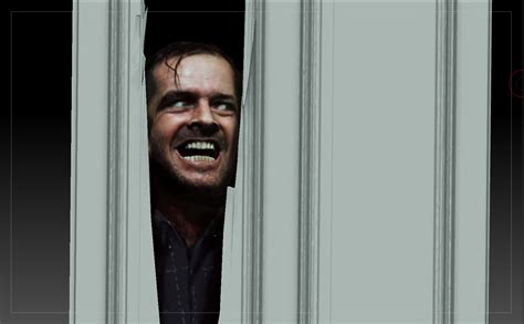 Ian Malcolm The Shining Jack Nicholson As Jack Torrance Door Scene 3d