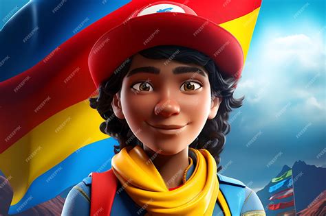 Premium Ai Image The Colombian Flag A Symbol Of National Identity And