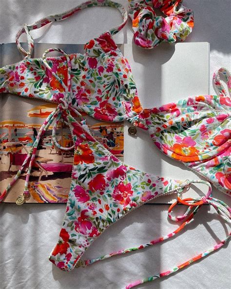 Mly Customization Bikini Set Print Swimsuit Flawless Bikini Girl Pink Flower Bikini Buy