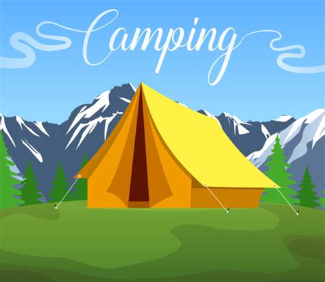 Best Camping Under Stars Illustrations Royalty Free Vector Graphics