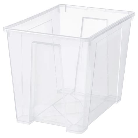 SAMLA Box, transparent, 56x39x42 cm/65 l - IKEA Deutschland