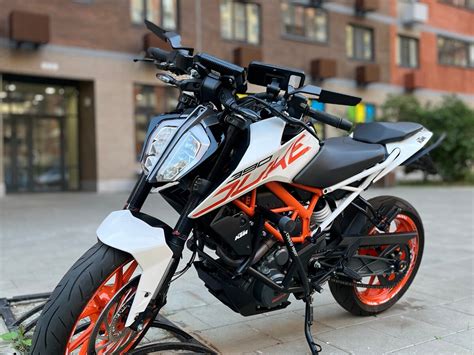 Купить б у KTM 390 Duke инжектор 6 передач в Пушкино оранжевый naked bike 2018 года на Авто ру