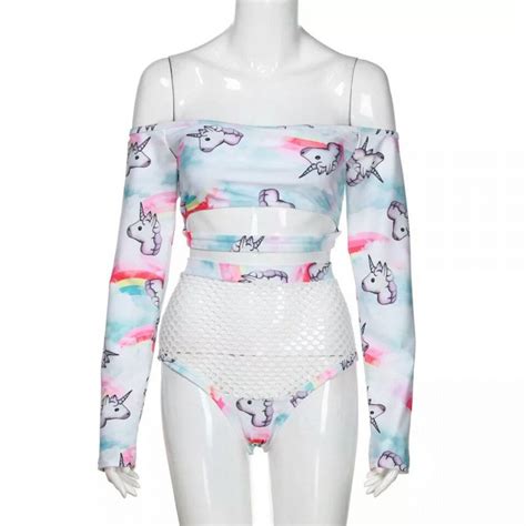 Conjunto Bikini Piezas Unicornios