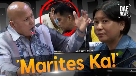 SENATOR BATO TINAWAG NA MARITES SI SERGEANT MANANGHAYA SA KANIYANG