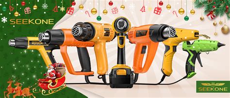 Seekone Professional Heat Gun W With Large Digital Lcd Display Industrial Hot Air