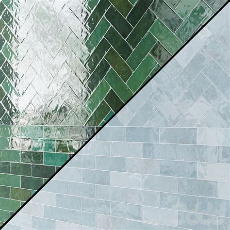 Плитка кабанчик - Кафель, плитка - 3D модель