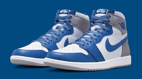Air Jordan 1 High True Blue Release Date Dz5485 410 Sole Collector