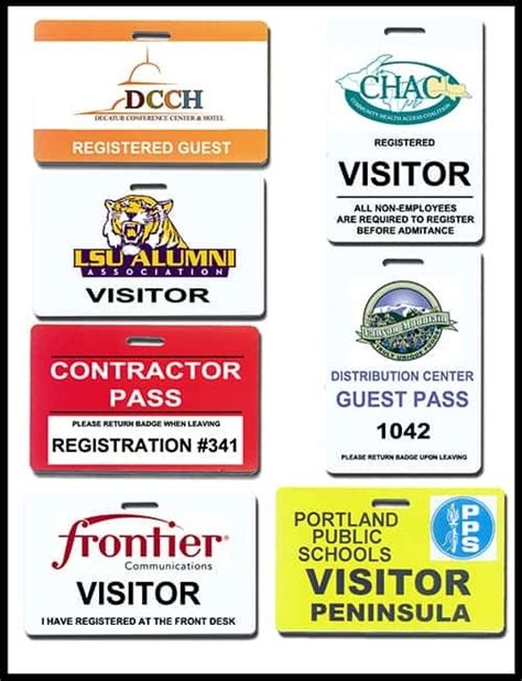 Visitor Badges & Visitor Tags | Quick Badge & Sign Inc.