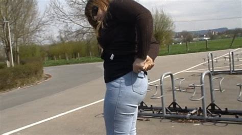 Hot Russian Babe In B Mustang Skintight Stretchjeans And High Heels Skintight Jeans Video