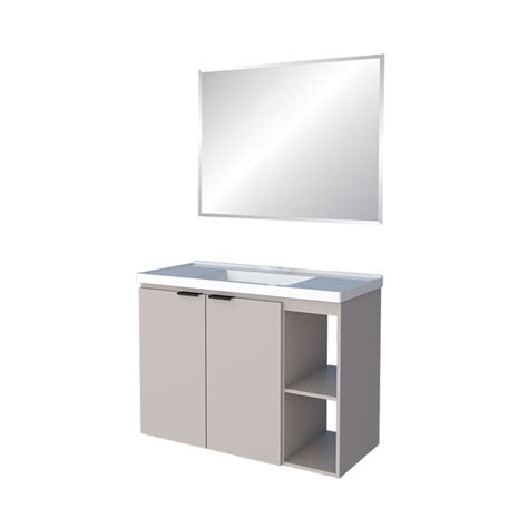 Mueble Para Ba O Dreamline Czm X X Cm Nude Espejo Juego Ferreter A