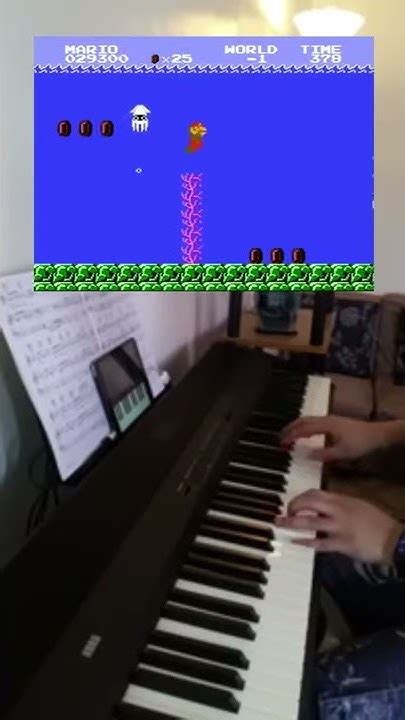 Super Mario Bros Underwater Theme Piano Youtube