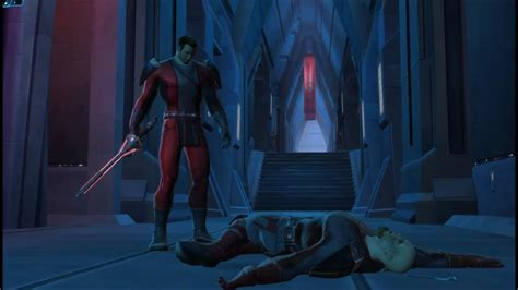 Swtor Walkthrough Sith Warrior Darkside Part 4 No Witnesses Youtube