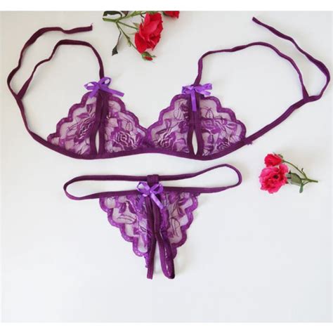 Jual MISS O BS Set Bra Lingerie Sexy Celana Dalam G String Seksi Bahan Lace Transparan Jumbo