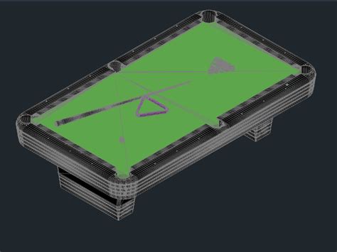 Mesa De Bilhar Em Autocad Baixar Cad 95093 Kb Bibliocad