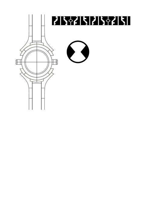 Diy Ben 10 Alien Force Omnitrix L Yowawerts Craft Pdf 42 Off