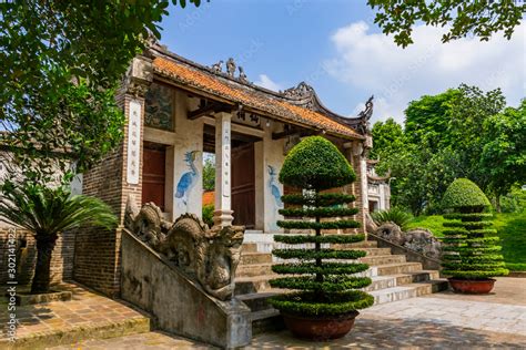 Scenery Of Thuong Shrine Den Thuong In Ancient Co Loa Citadel