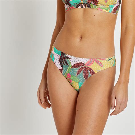 Floral Print Bikini Bottoms Printed La Redoute Collections La Redoute