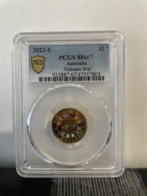 Two Dollar C Mint Mark Vietnam War Coin Pcgs Ms