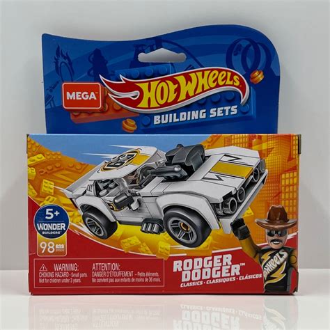Pre Owned Mega Hot Wheels Rodger Dodger Building Set Pieces Own Less