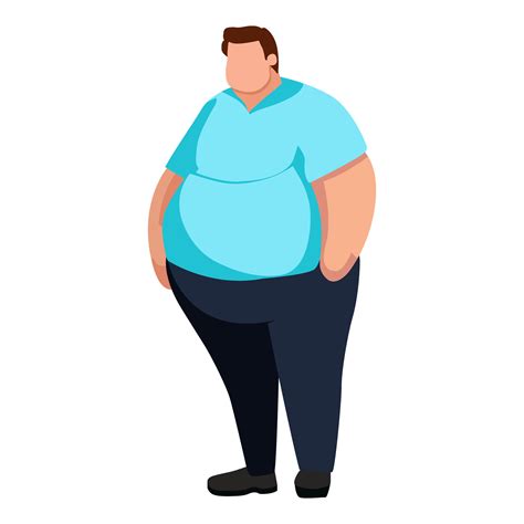 Obese Man Clip Art Vector Illustration 28763407 Vector Art At Vecteezy