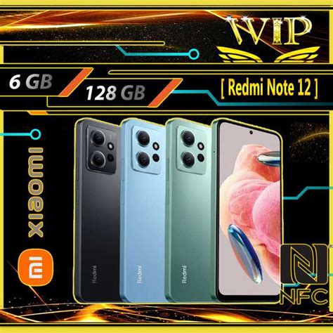 Jual Xiaomi Redmi Note 12 6/128 RAM 6GB ROM 128GB Garansi Resmi ...