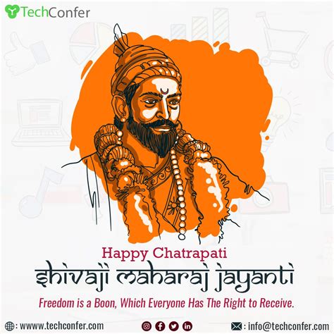 Happy Chatrapati Shivaji Maharaj Jayanti Marketing Software Digital