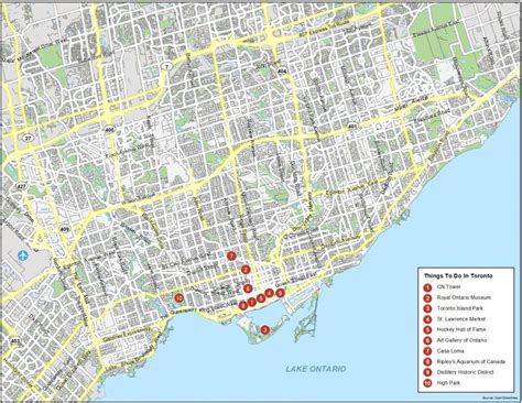 Map Of Toronto Ontario Gis Geography
