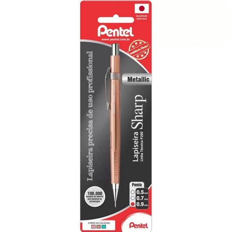 Lapiseira Sharp Cobre Blister Pentel Ref P Mypb Unidade