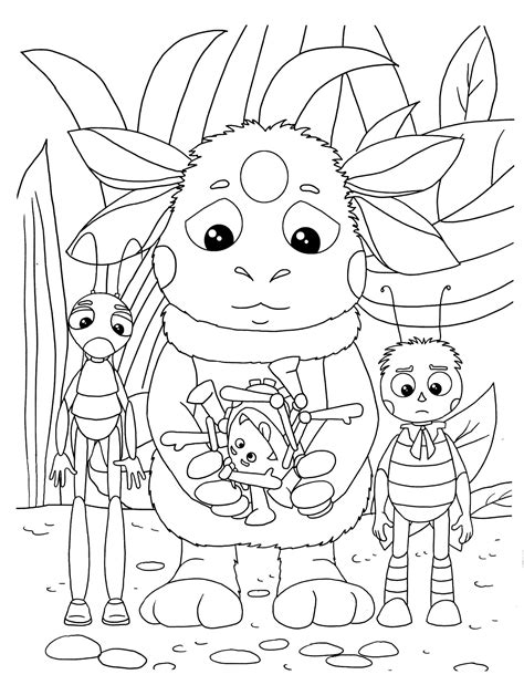 Раскраски Лунтик Лучшая Фото Подборка