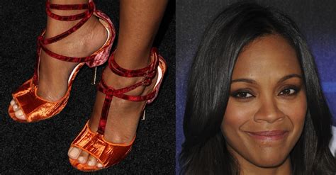 Pregnant Zoe Saldaña Glows In Givenchy Marzia Sandals