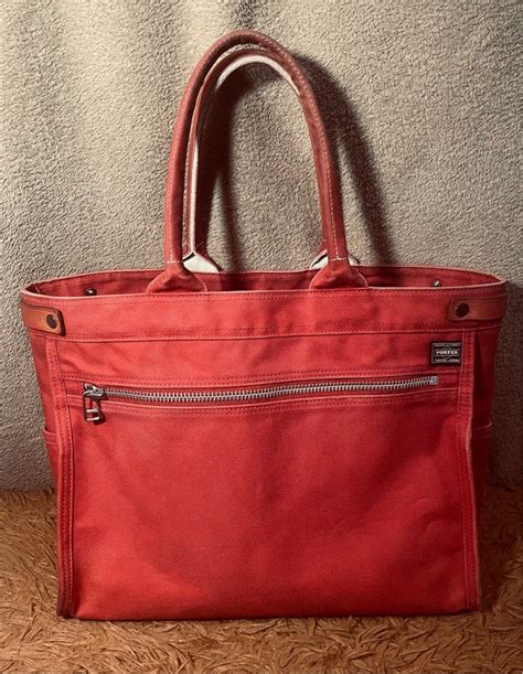 Authentic Porter Girl Naked Red Medium Size Tote Bag Women S Fashion Bags Wallets Tote Bags