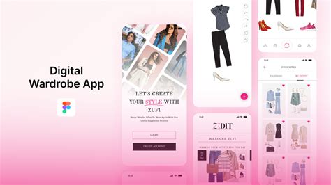 Digital Wardrobe App Ui Figma