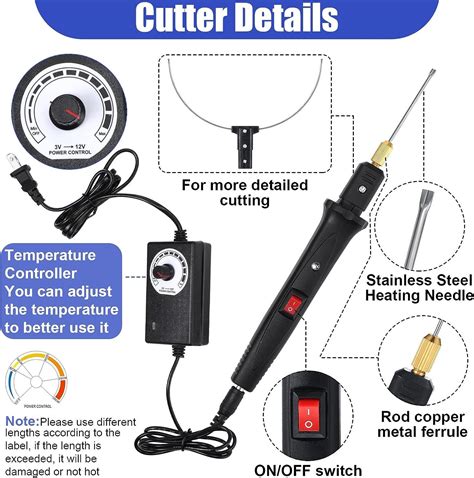 Hot Wire Foam Cutter Kit With Temperature Controller Electric Cutting