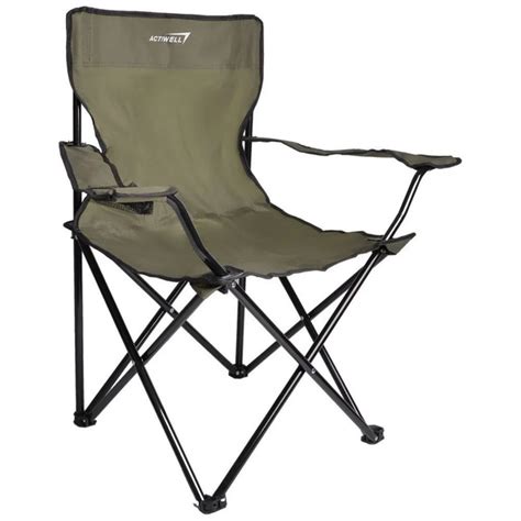 Кресло складное для пикника, туризма, рыбалки ACTIWELL 50х50х80 см с ...