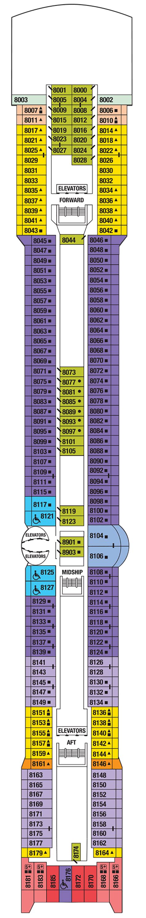Deck Plans Celebrity Millennium Planet Cruise