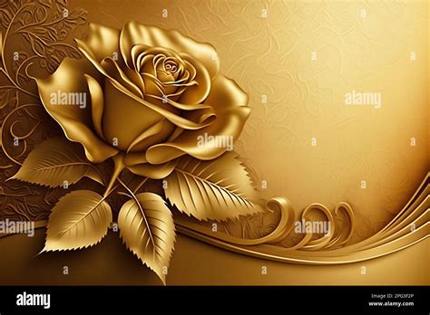 Golden Flower Wallpaper