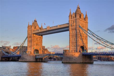 Tower Bridge, Lift Bridge Which is An Icon of The London City