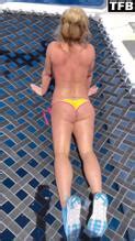 Britney Spears Sexy Poses Showcasing Her Butt Wearing A Bikini On Social Media Aznude