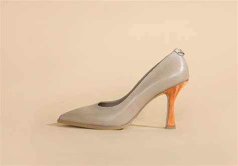 Zoe Nude Deri Stiletto