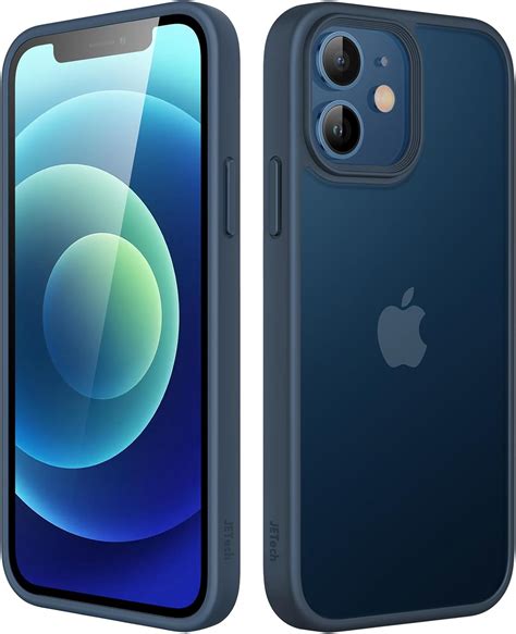JETech Matt Hülle für iPhone 12 Mini 5,4 Zoll, Stoßfest Militärstandard ...