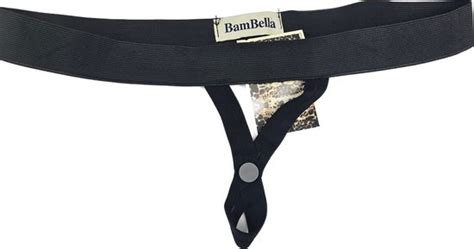 BamBella Sexy Lingerie Heren S M Zwart Mannen Ondergoed Open Kruis