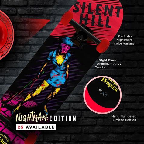 Limitované Silent Hill Skateboardy Místo Nové Hry Gaming Professors