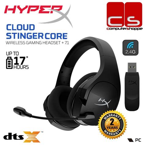 Hyperx Cloud Stinger Core Wireless Dts Gaming Headset Shopee Malaysia