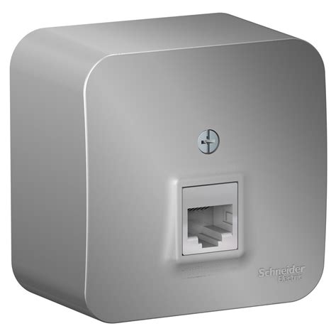 Розетка компьютерная Systeme Electric Blanca RJ45 категории 5, открытый ...