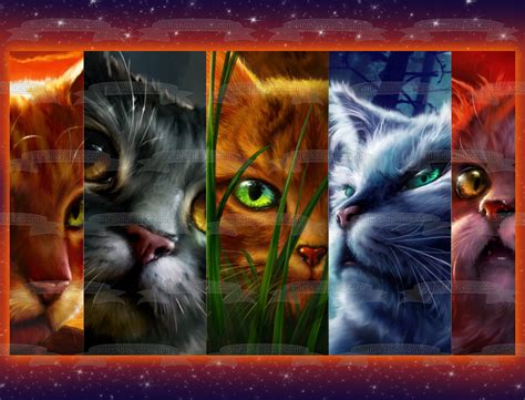 Warrior Cats Inner Glow Firestar Jayfeather Tigerstar Graystripe Blues